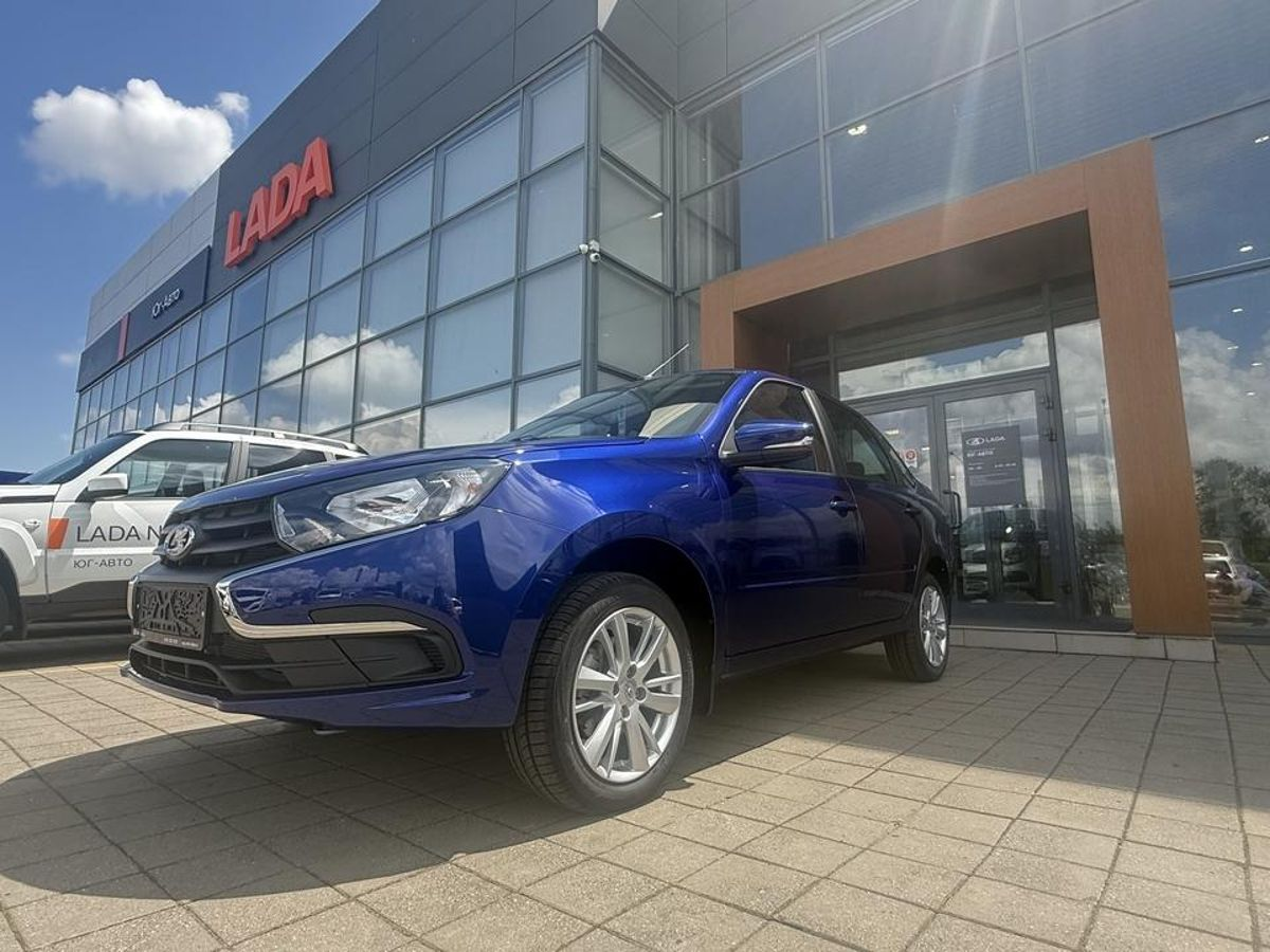 LADA Granta седан I Рестайлинг, Синий "Капитан" металлик, 1068000 рублей, вид 9