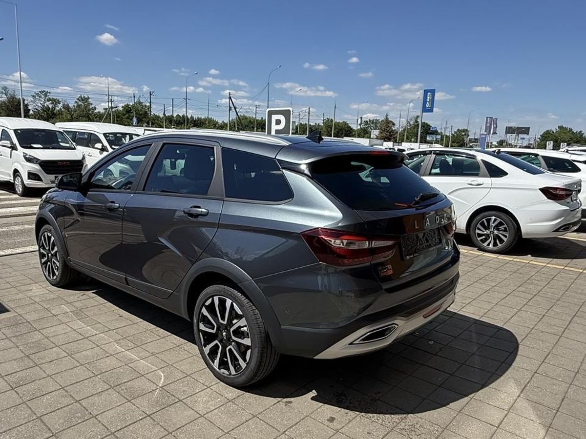 LADA Vesta SW Cross I Рестайлинг (NG), Серебристо-темно-серый "Борнео" металлик, 2116000 рублей, вид 5