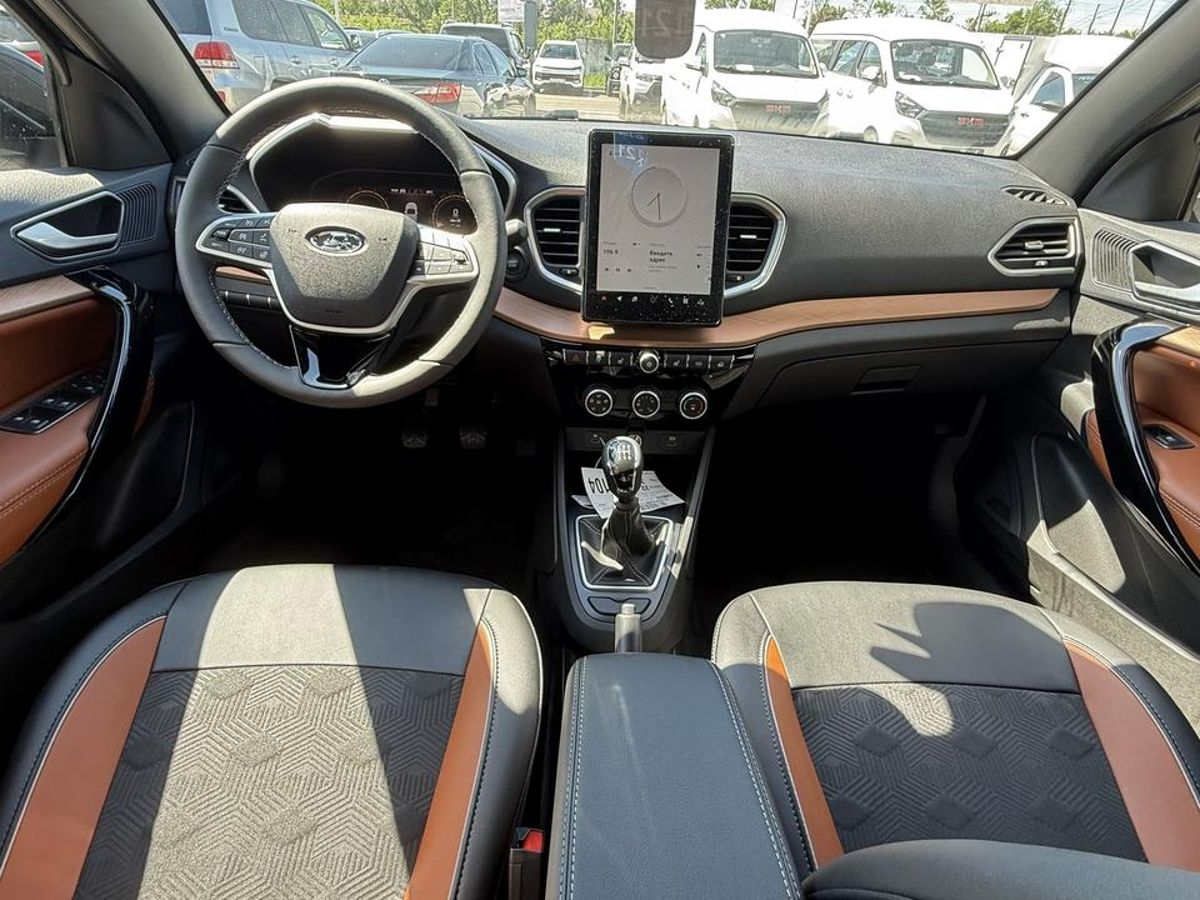 LADA Vesta SW Cross I Рестайлинг (NG), Серебристо-темно-серый "Борнео" металлик, 2116000 рублей, вид 10