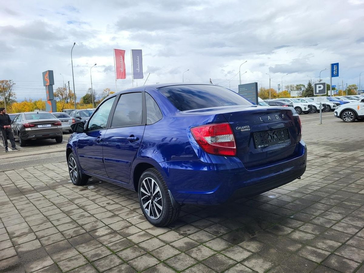 LADA Granta седан I Рестайлинг, Синий "Капитан" металлик, 1140000 рублей, вид 5