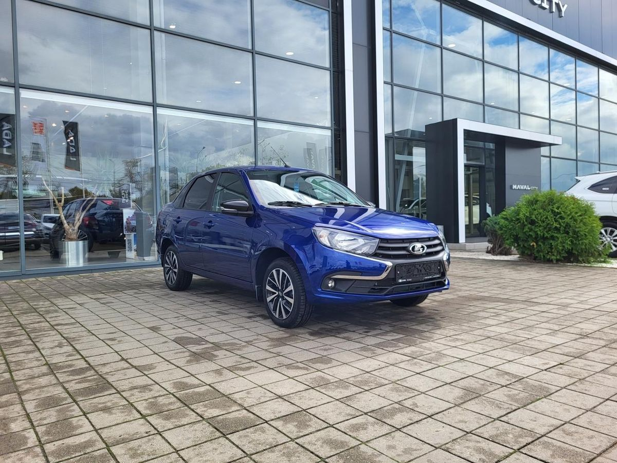 LADA Granta седан I Рестайлинг, Синий "Капитан" металлик, 1140000 рублей, вид 9
