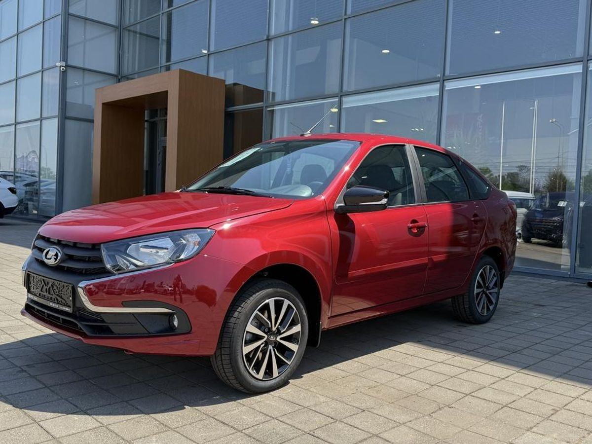 LADA Granta лифтбек I Рестайлинг, Бордовый "Фламенко" металлик, 1174000 рублей, вид 2