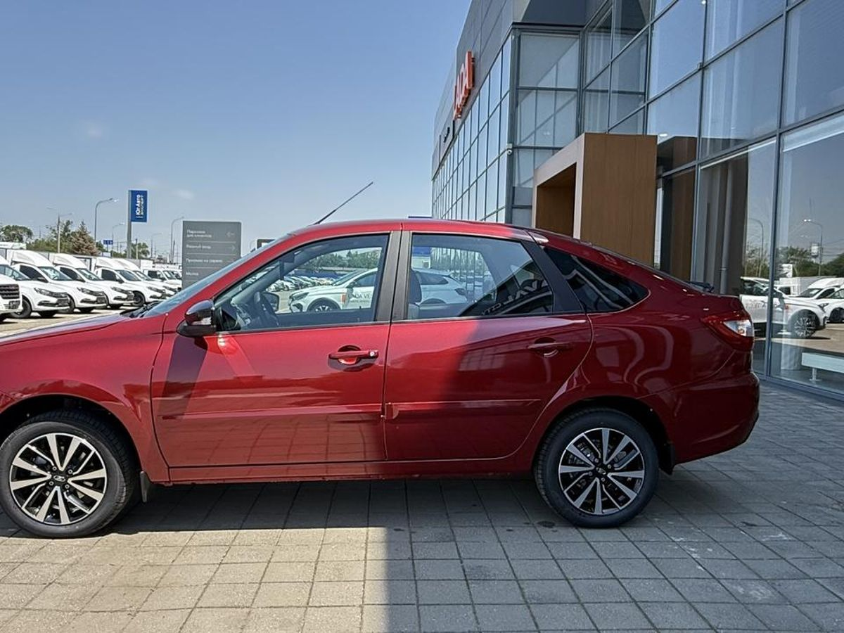 LADA Granta лифтбек I Рестайлинг, Бордовый "Фламенко" металлик, 1174000 рублей, вид 4