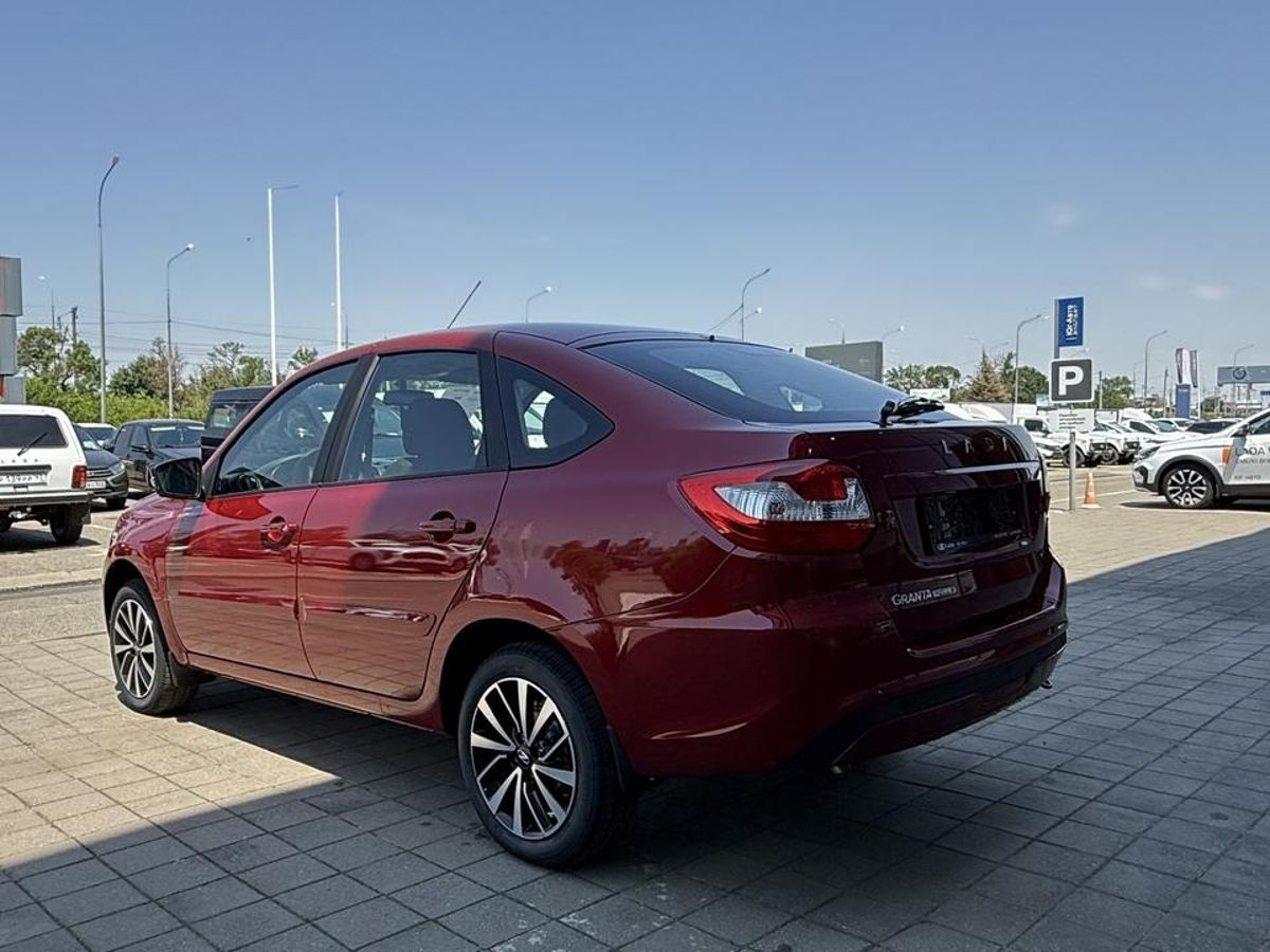 LADA Granta лифтбек I Рестайлинг, Бордовый "Фламенко" металлик, 1174000 рублей, вид 5