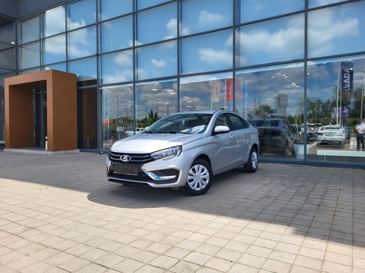 LADA Vesta I Рестайлинг (NG), Серебристый "Платина" металлик, 1555000 рублей, вид 2