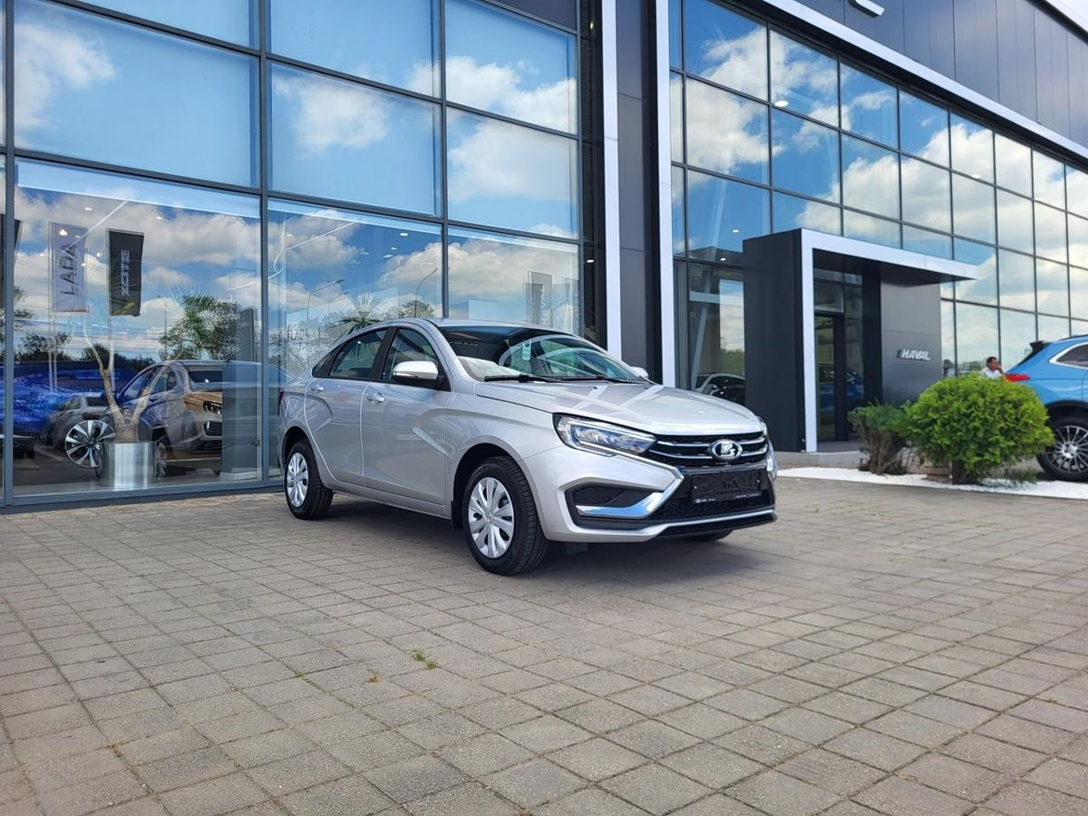 LADA Vesta I Рестайлинг (NG), Серебристый "Платина" металлик, 1555000 рублей, вид 4