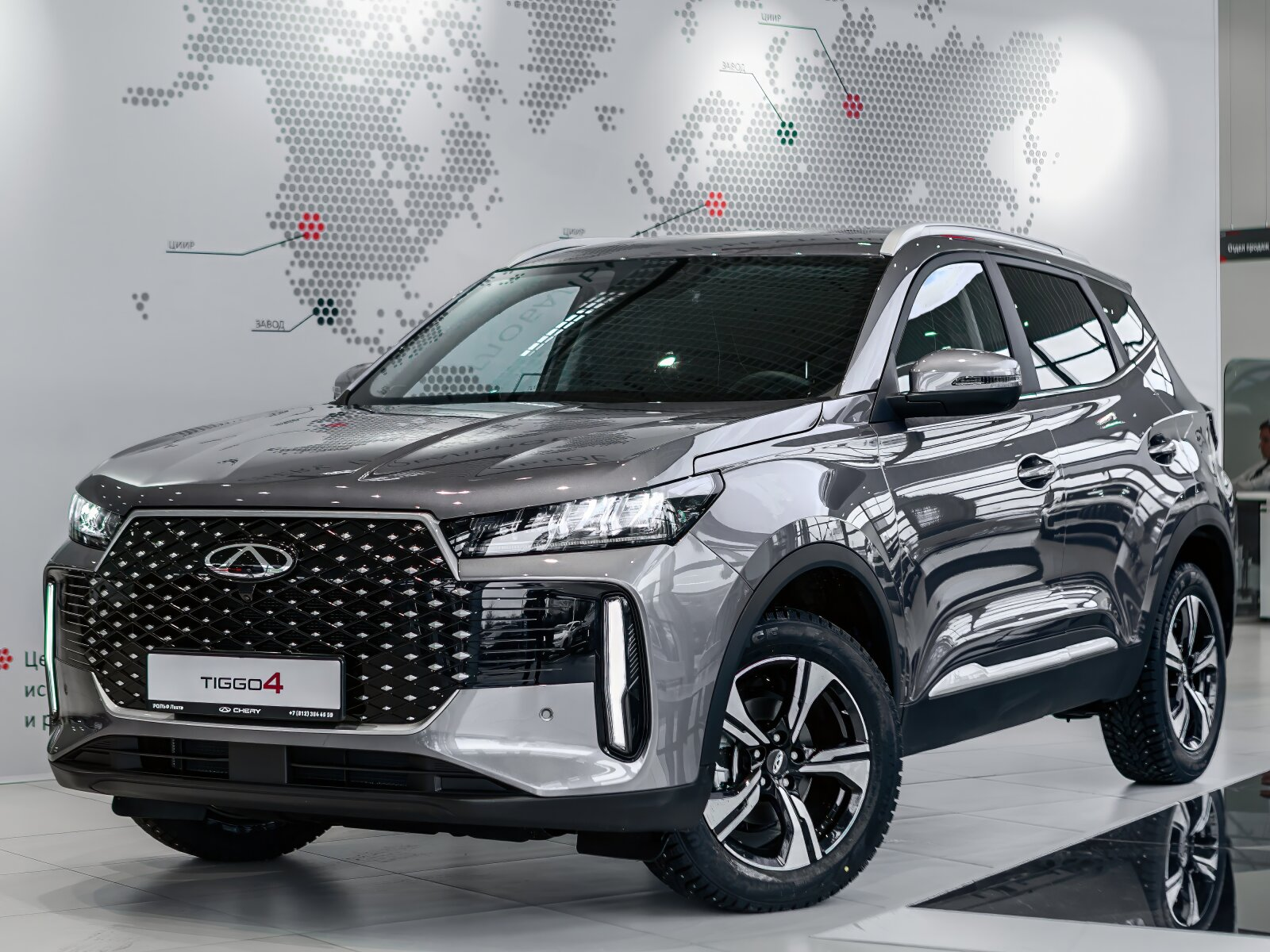 Chery Tiggo 4 I Рестайлинг 2, Стальной серый, 1650000 рублей, вид 12
