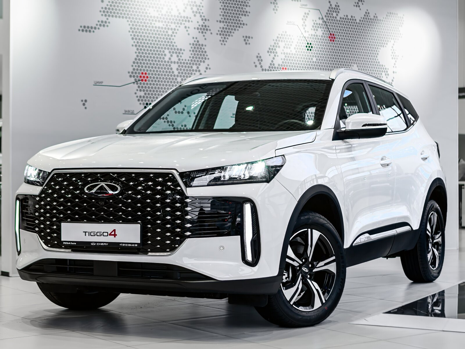 Chery Tiggo 4 I Рестайлинг 2, Искрящийся белый, 1980000 рублей, вид 12
