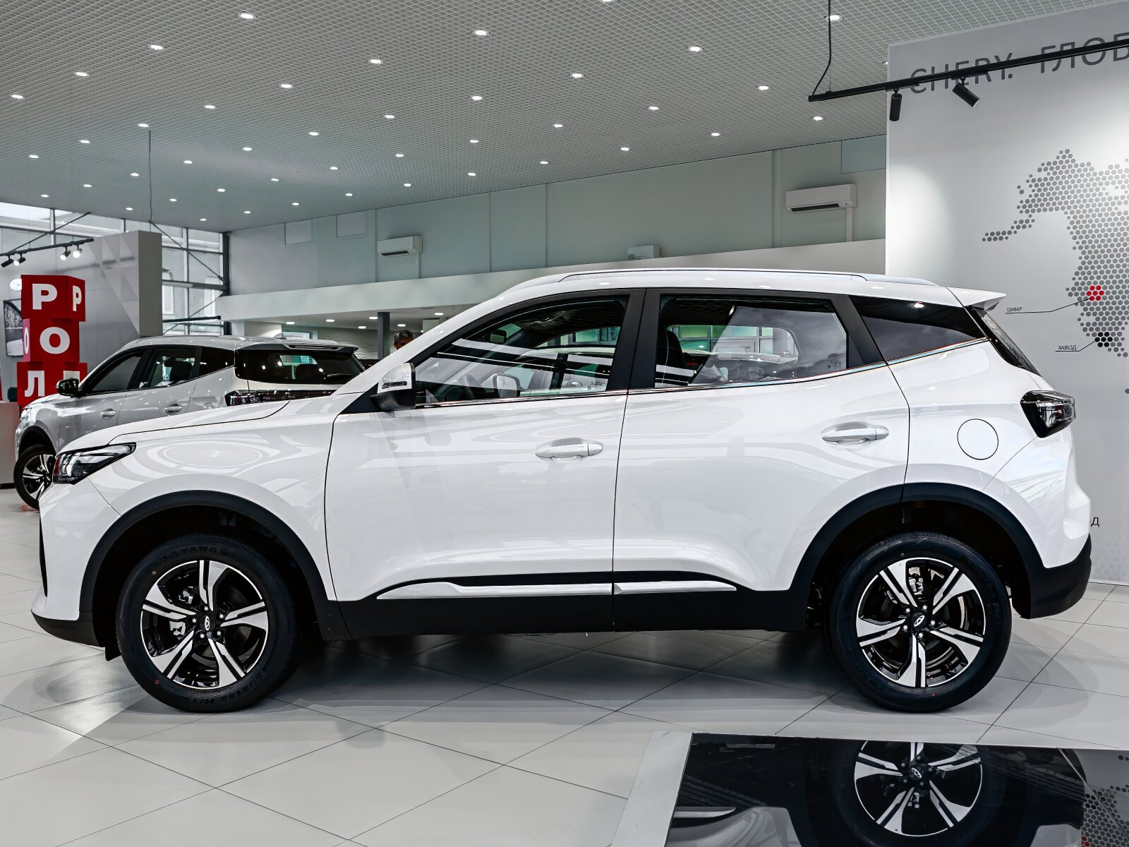 Chery Tiggo 4 I Рестайлинг 2, Искрящийся белый, 1980000 рублей, вид 15