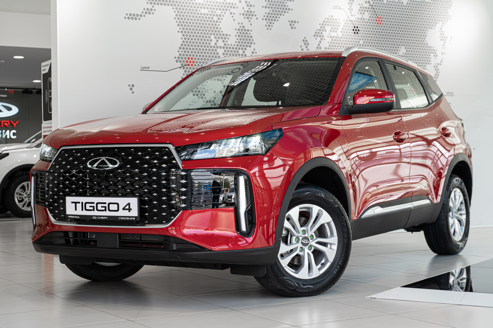 Chery Tiggo 4 I Рестайлинг 2, Огненный красный, 1769000 рублей, вид 21