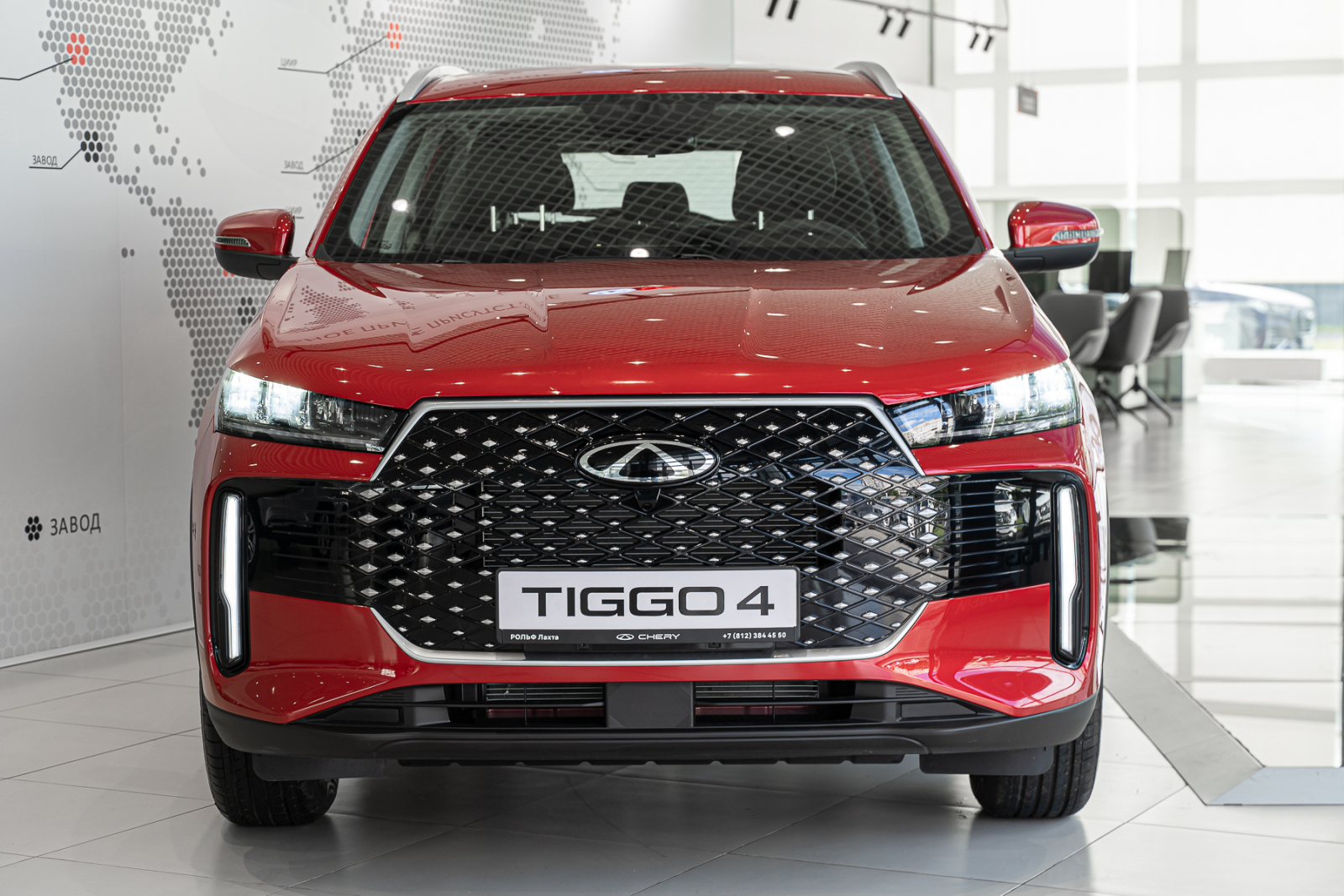Chery Tiggo 4 I Рестайлинг 2, Огненный красный, 1769000 рублей, вид 20
