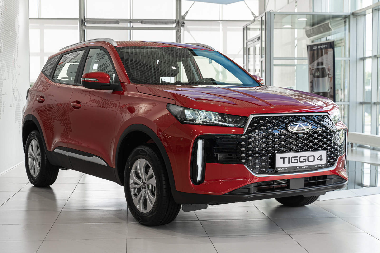 Chery Tiggo 4 I Рестайлинг 2, Огненный красный, 1769000 рублей, вид 19