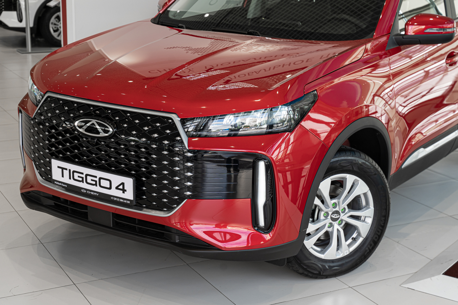 Chery Tiggo 4 I Рестайлинг 2, Огненный красный, 1769000 рублей, вид 2