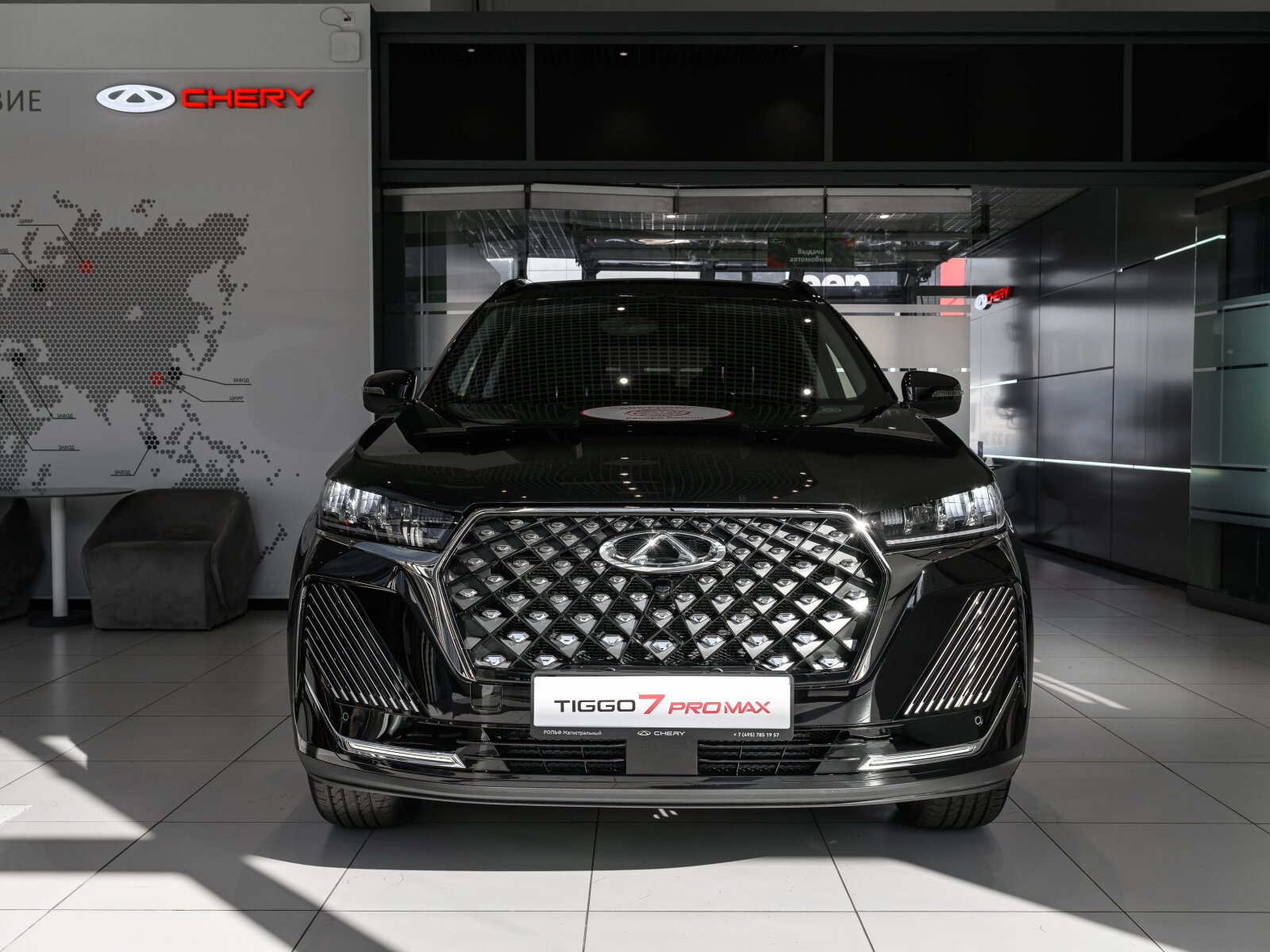 Chery Tiggo 7 Pro Max I Рестайлинг, Глубокий черный, 2220000 рублей, вид 19