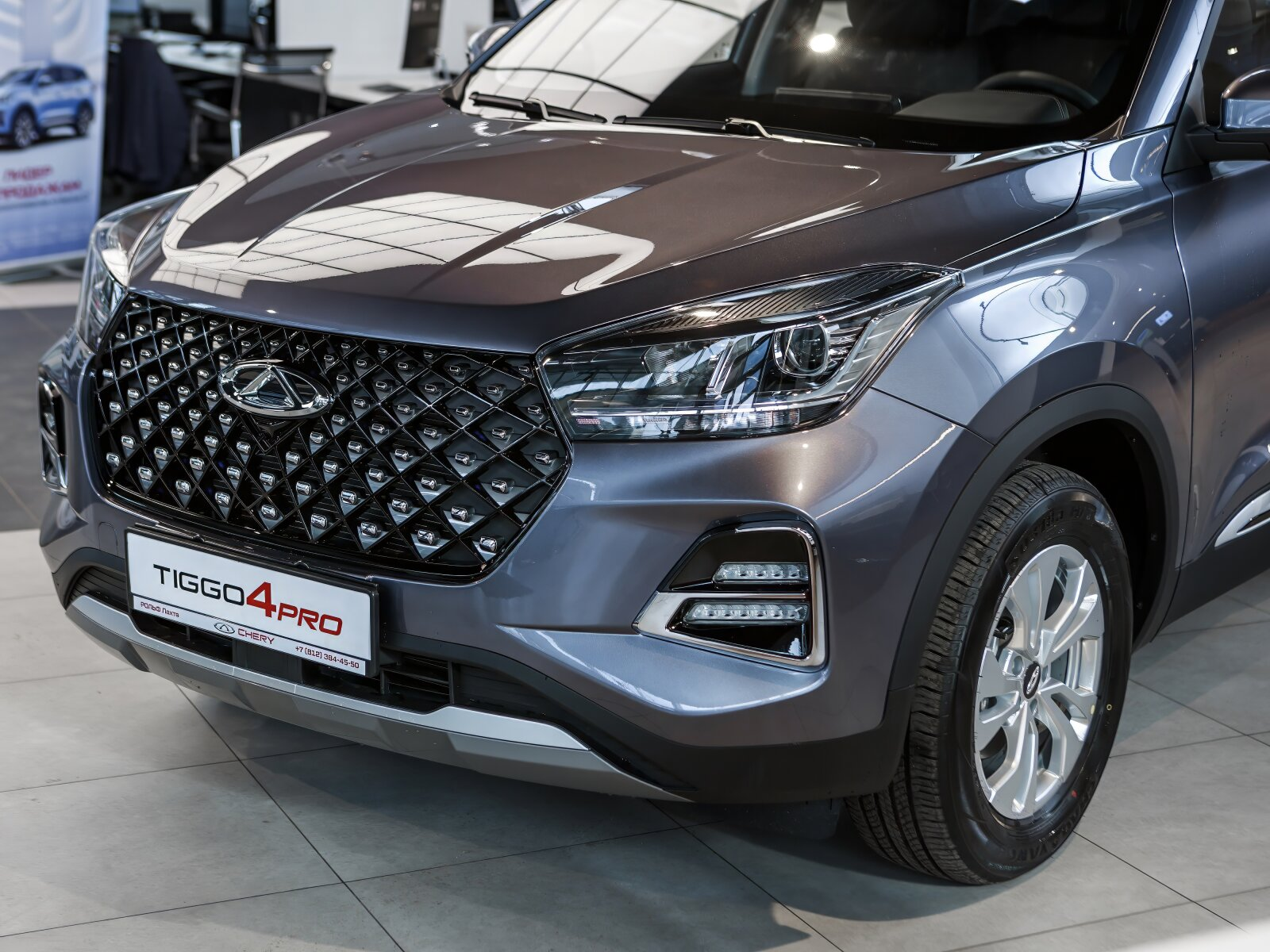 Chery Tiggo 4 Pro I Рестайлинг, Стальной серый, 1700000 рублей, вид 14