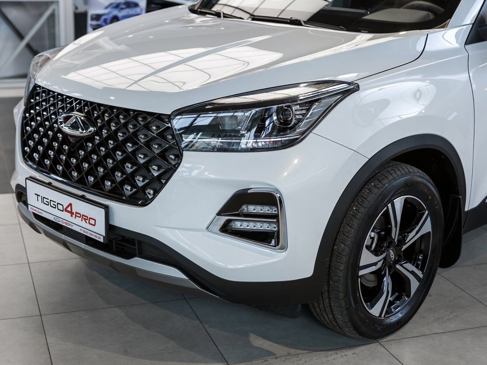 Chery Tiggo 4 Pro I Рестайлинг, Искрящийся белый, 2090000 рублей, вид 13