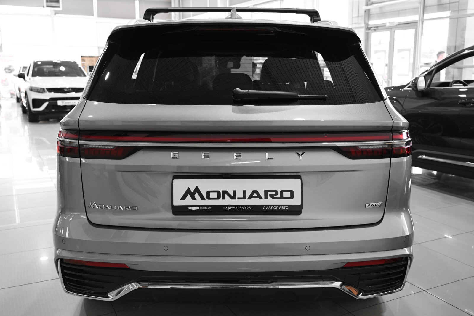 Geely Monjaro I, Aurora Silver / Серебристый металлик, 4599990 рублей, вид 4