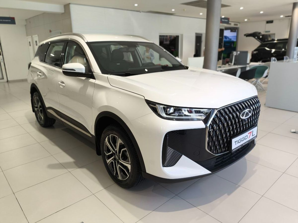 Chery Tiggo 7L I, Искрящийся белый, 2529000 рублей, вид 3