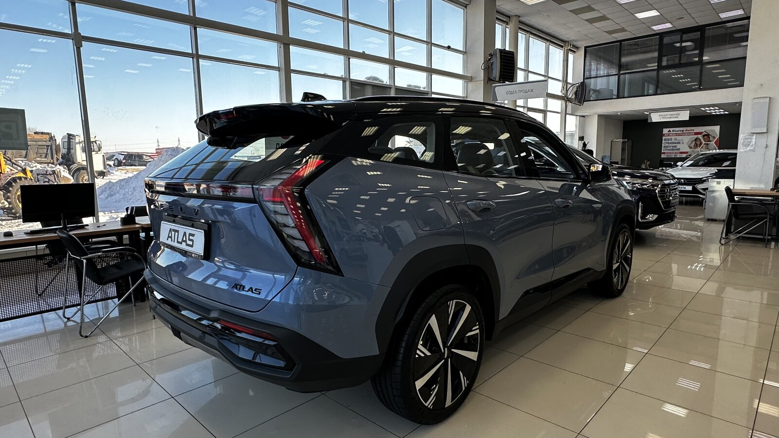 Geely Atlas II, Starry Blue / Серо-голубой металлик, 4017990 рублей, вид 6
