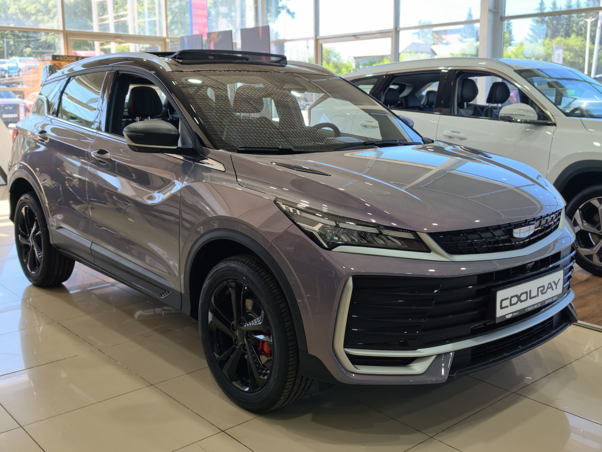 Geely Coolray I Рестайлинг 2, Unicorn Grey / Лиловый перламутр, 2589990 рублей, вид 6