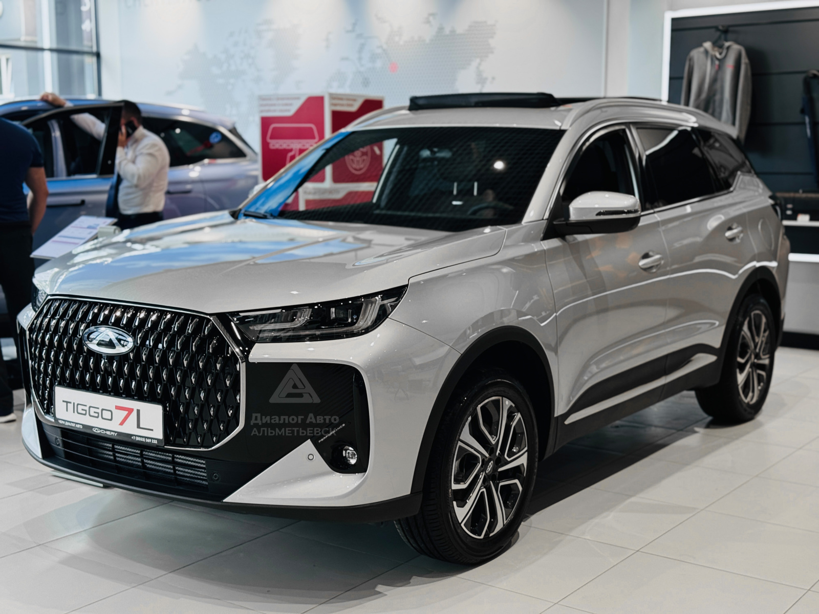Chery Tiggo 7L I, Серебристый серый, 2277600 рублей, вид 2