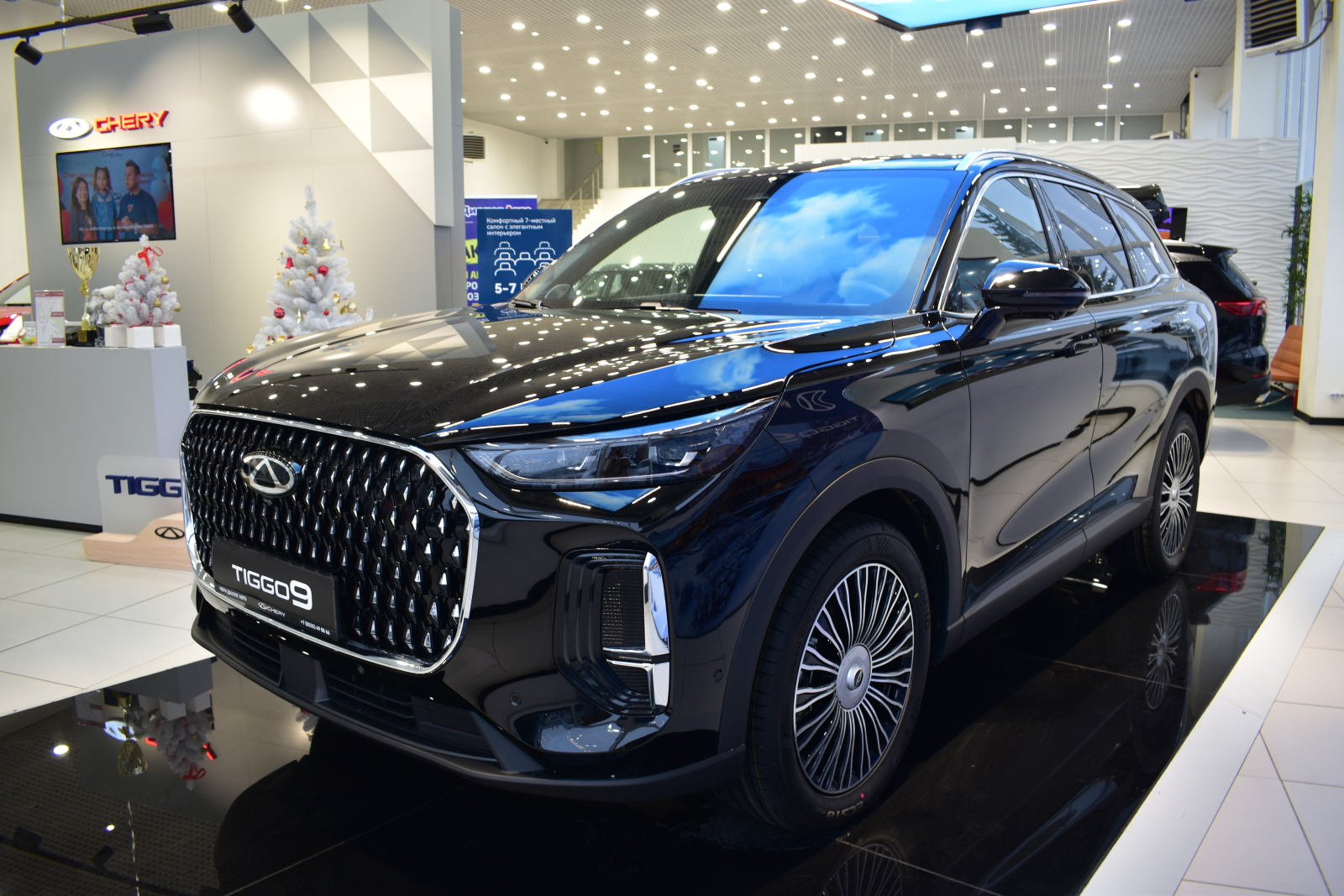 Chery Tiggo 9 I, Глубокий черный, 3435000 рублей, вид 3