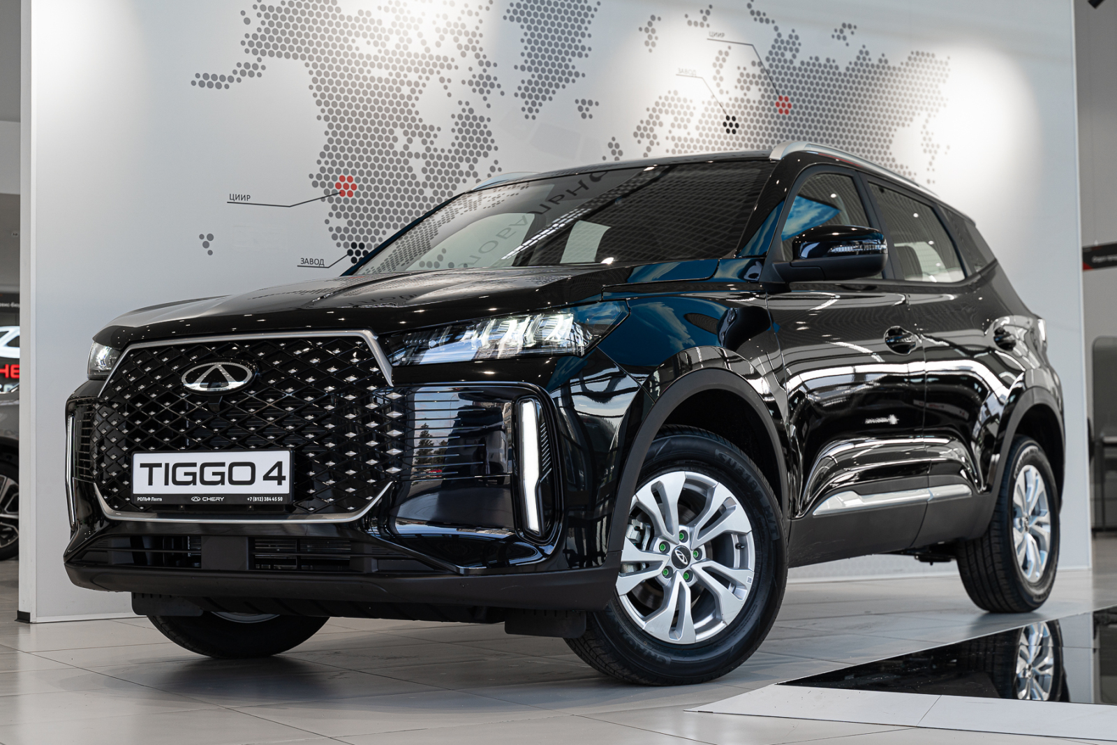 Chery Tiggo 4 I Рестайлинг 2, Глубокий черный, 1399300 рублей, вид 2
