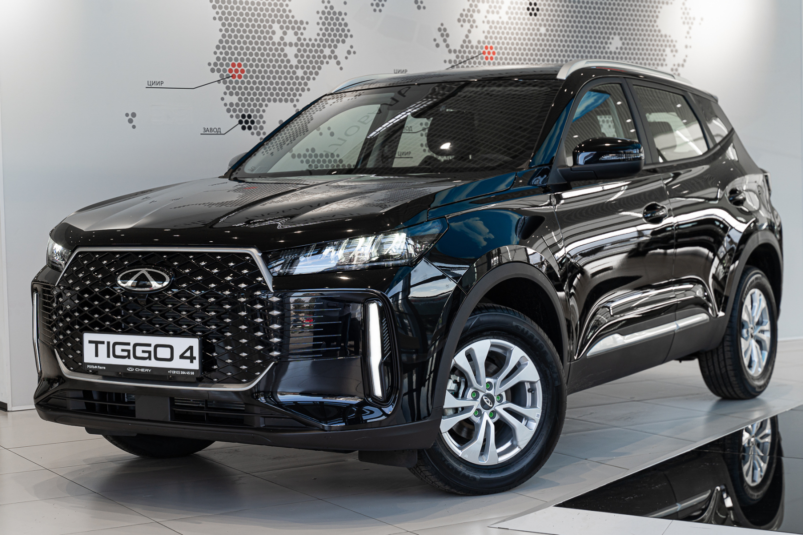 Chery Tiggo 4 I Рестайлинг 2, Глубокий черный, 1399300 рублей, вид 3