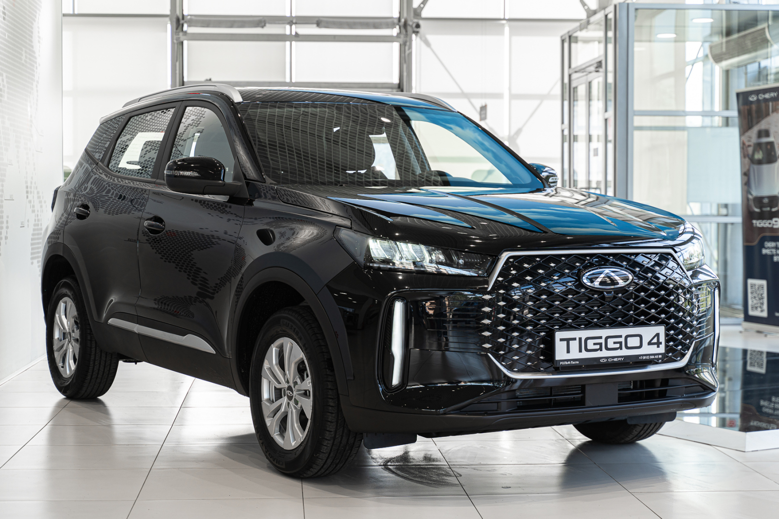 Chery Tiggo 4 I Рестайлинг 2, Глубокий черный, 1399300 рублей, вид 5