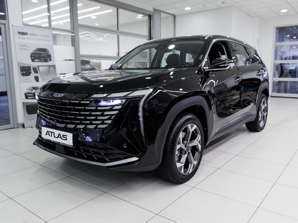 Geely Atlas II, Unbounded Black / Черный металлик, 2429990 рублей, вид 2