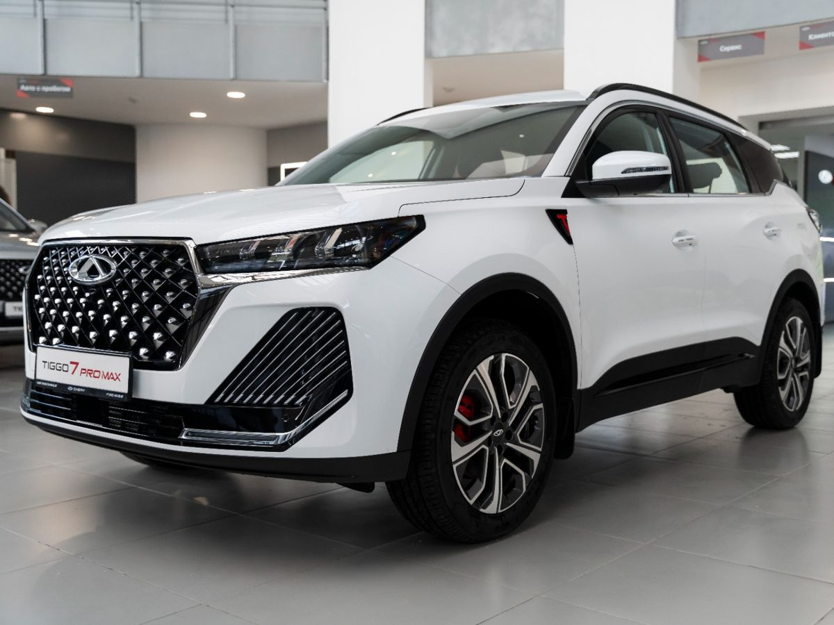 Chery Tiggo 7 Pro Max I Рестайлинг, Искрящийся белый, 3060000 рублей, вид 4