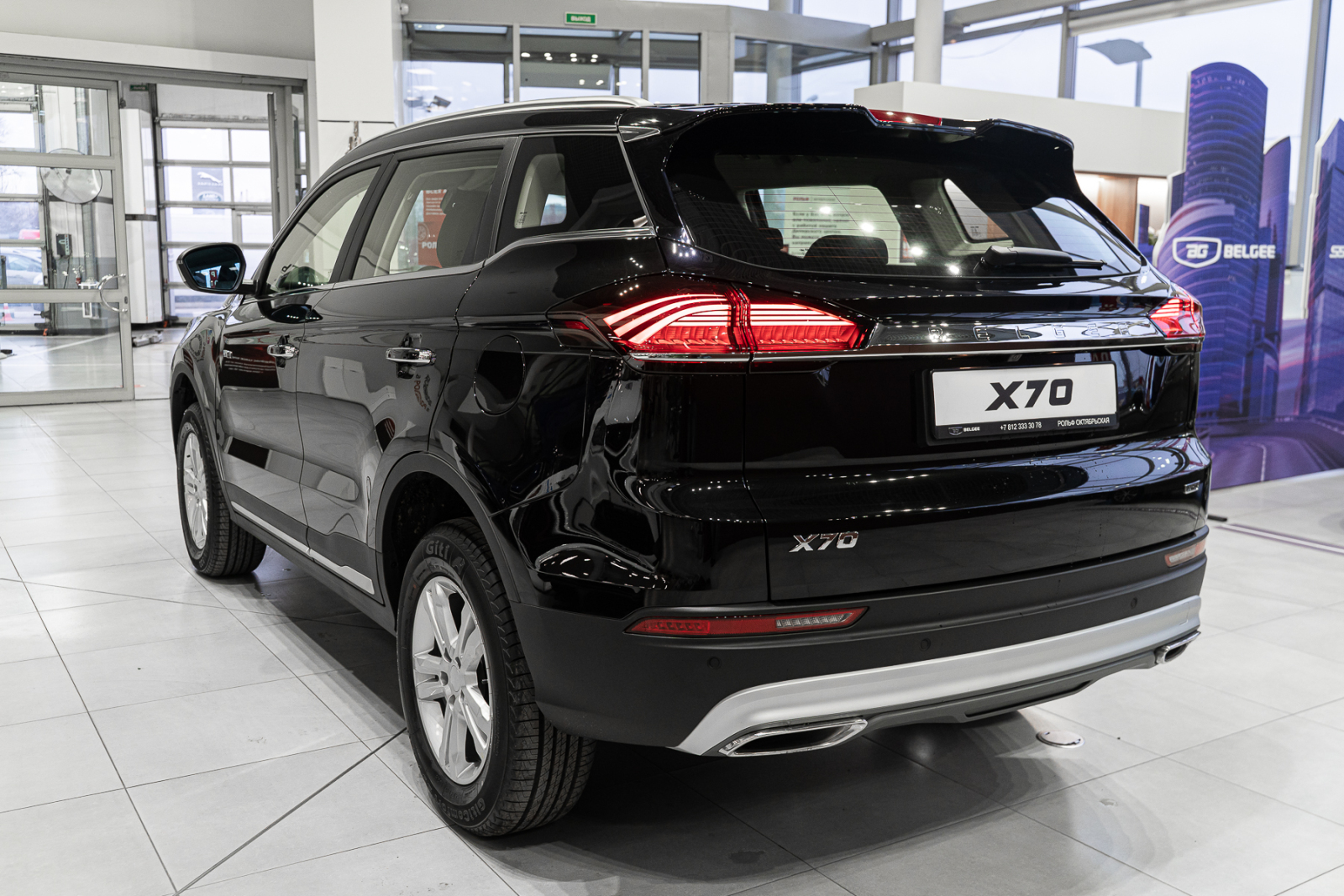 Belgee X70 I Рестайлинг, Черный металлик / Ink Black, 2025990 рублей, вид 2
