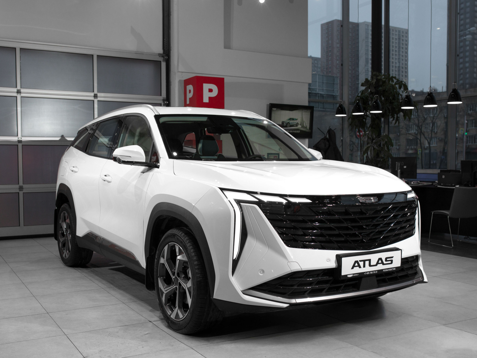 Geely Atlas II, Moonlight White / Белый, 2850990 рублей, вид 20