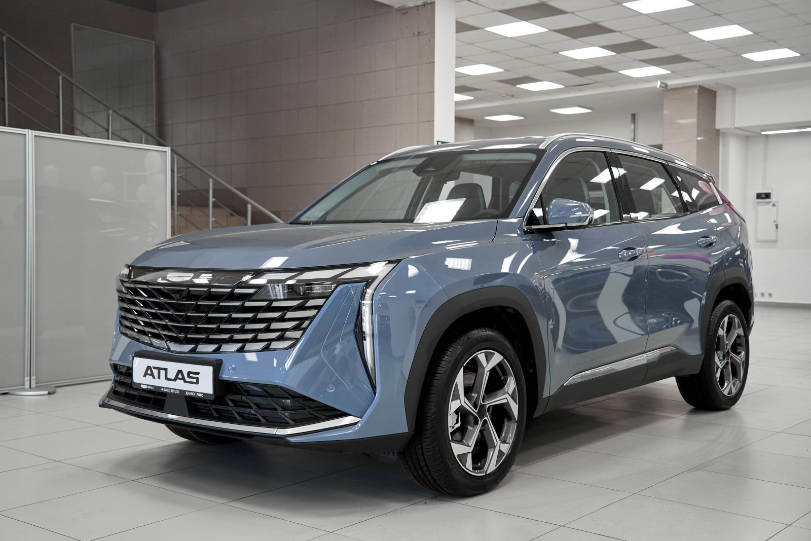 Geely Atlas II, Starry Blue / Серо-голубой металлик, 3700990 рублей, вид 2
