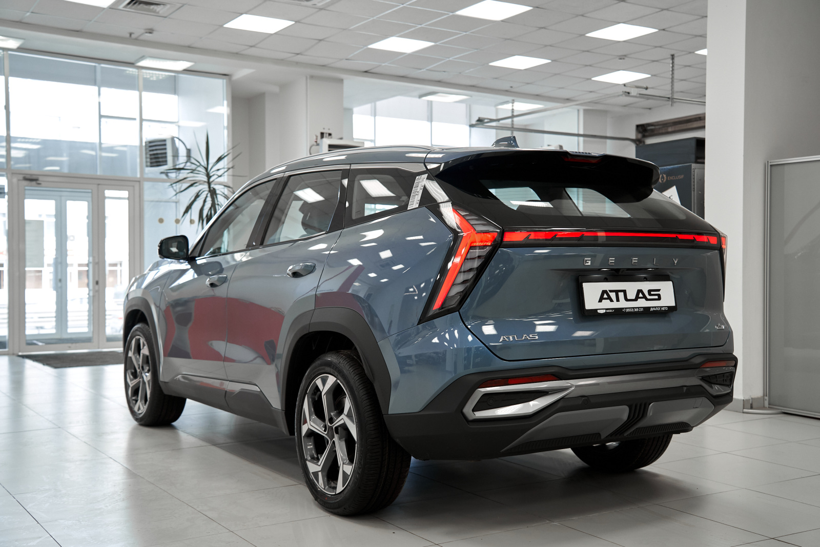 Geely Atlas II, Starry Blue / Серо-голубой металлик, 3700990 рублей, вид 4