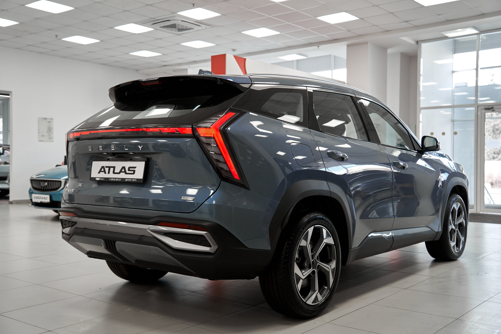 Geely Atlas II, Starry Blue / Серо-голубой металлик, 3700990 рублей, вид 6