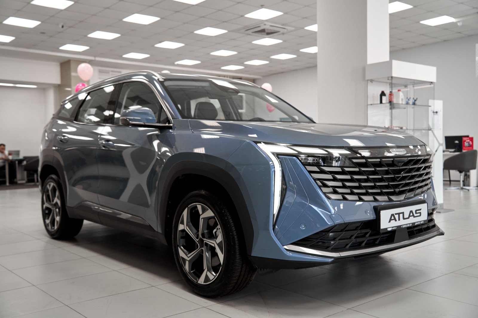 Geely Atlas II, Starry Blue / Серо-голубой металлик, 3700990 рублей, вид 7