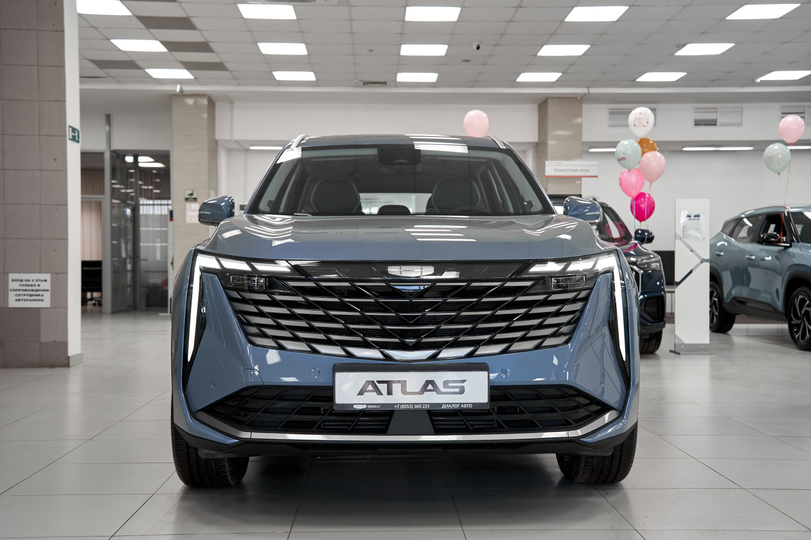 Geely Atlas II, Starry Blue / Серо-голубой металлик, 3700990 рублей, вид 8