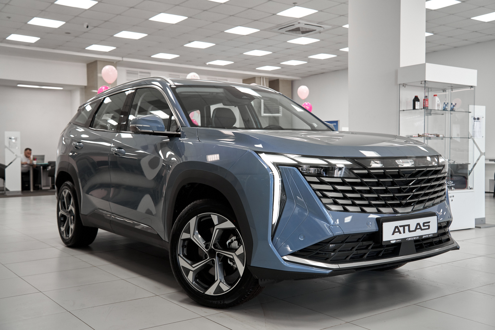 Geely Atlas II, Starry Blue / Серо-голубой металлик, 3700990 рублей, вид 10