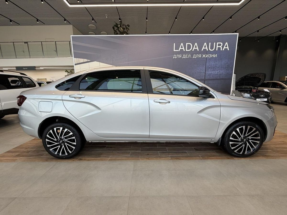 LADA Aura I, Серебристый "Платина" металлик, 1950688 рублей, вид 4
