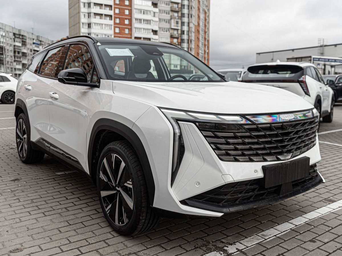 Geely Atlas II, Moonlight White / Белый, 3284990 рублей, вид 4