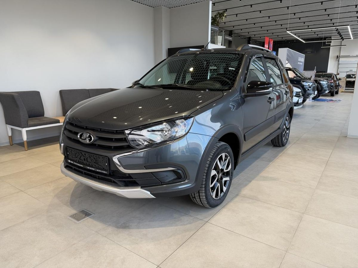 LADA Granta Cross I Рестайлинг, Серебристо-темно-серый "Борнео" металлик, 1078470 рублей, вид 2