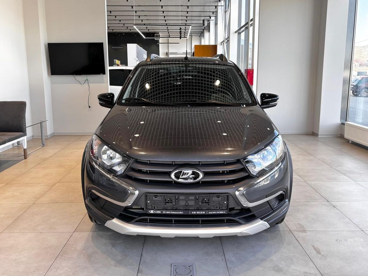LADA Granta Cross I Рестайлинг, Серебристо-темно-серый "Борнео" металлик, 1078470 рублей, вид 3