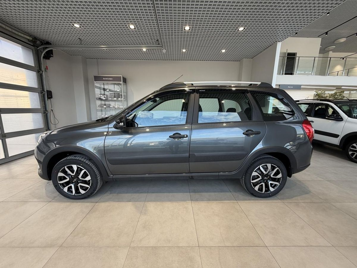 LADA Granta Cross I Рестайлинг, Серебристо-темно-серый "Борнео" металлик, 1078470 рублей, вид 4