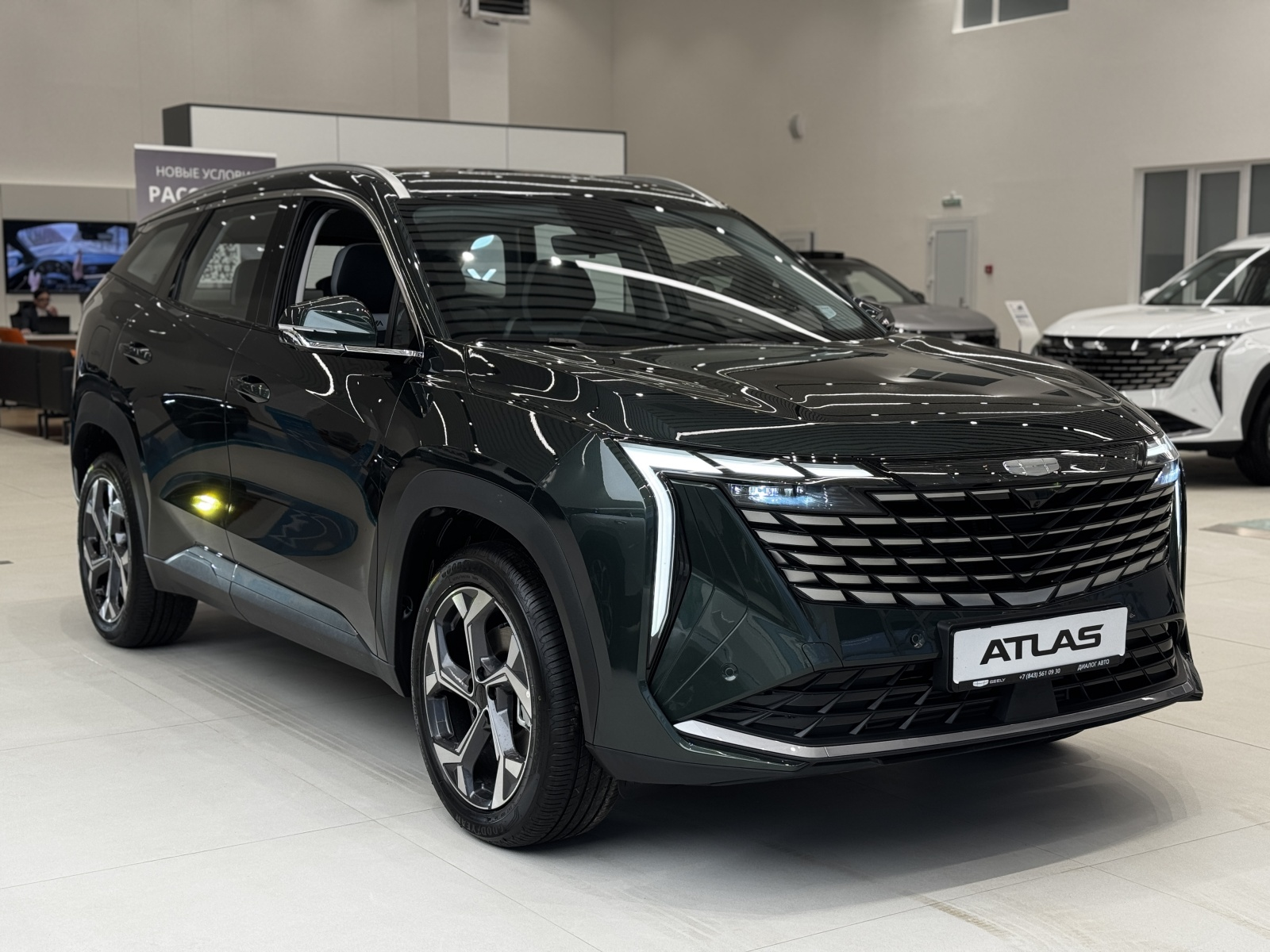 Geely Atlas II, Unbounded Black / Черный металлик, 3590990 рублей, вид 2