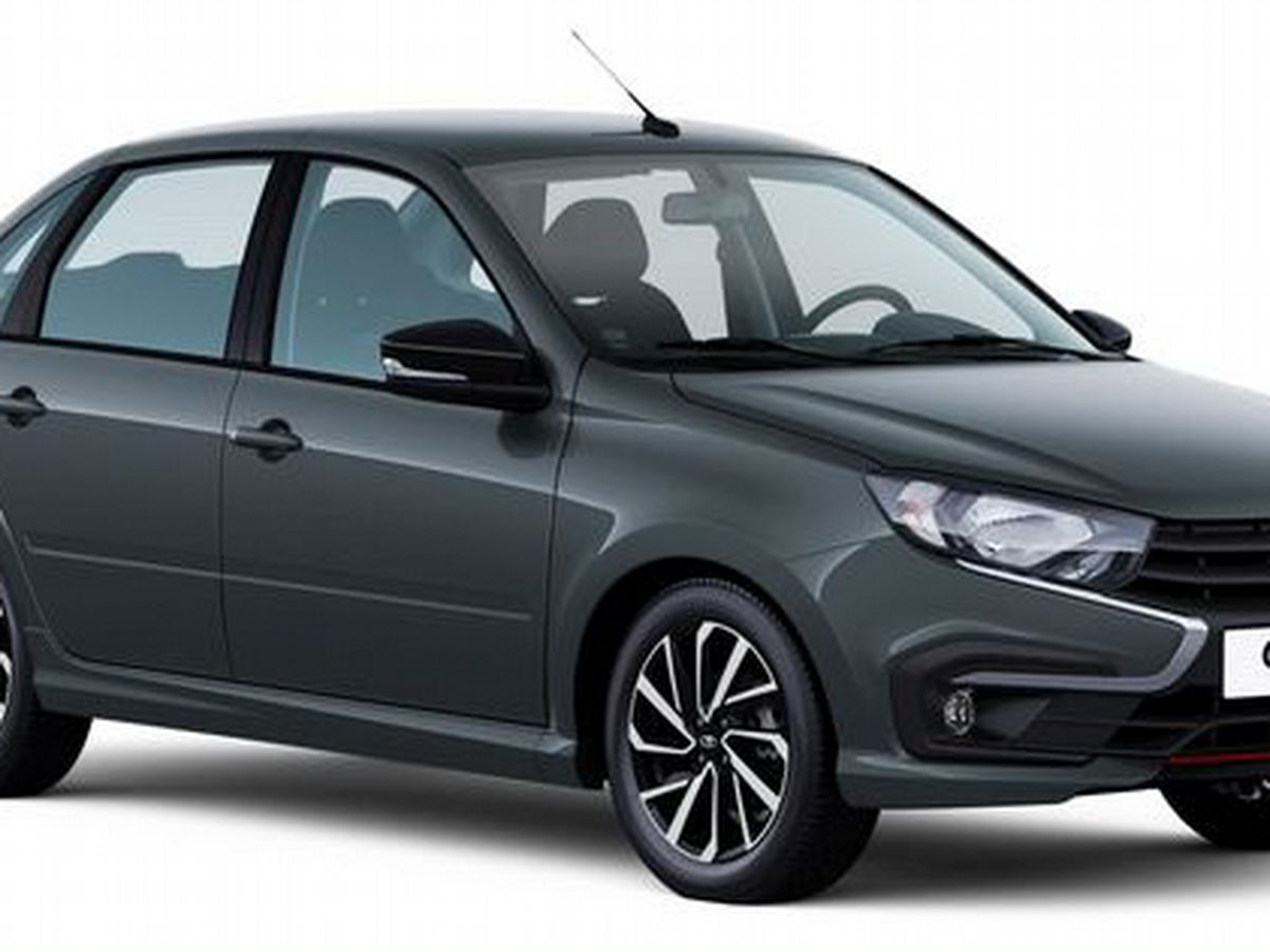 LADA Granta Sport седан I Рестайлинг, Серебристо-темно-серый "Борнео" металлик, 1707319 рублей, вид 2