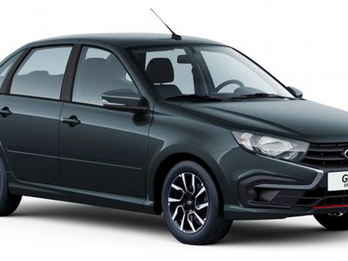 LADA Granta Sportline I Рестайлинг, Серебристо-темно-серый "Борнео" металлик, 1248749 рублей, вид 2