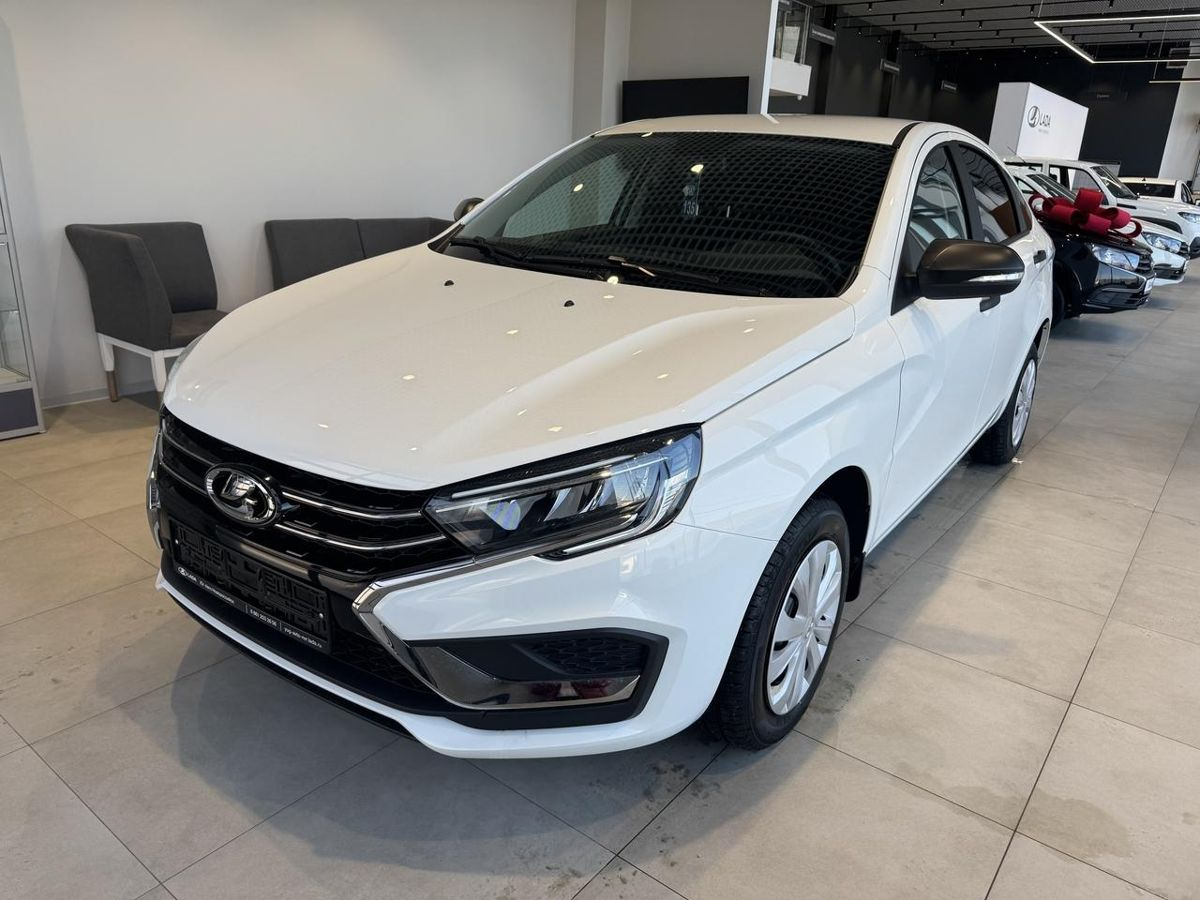 LADA Vesta I Рестайлинг (NG), Белый "Ледниковый", 1370844 рублей, вид 2