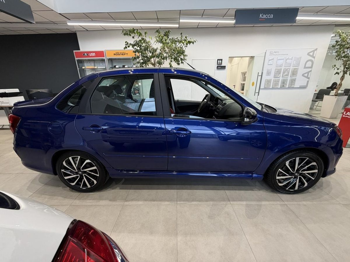 LADA Granta Sportline I Рестайлинг, Синий "Капитан" металлик, 1246993 рублей, вид 4