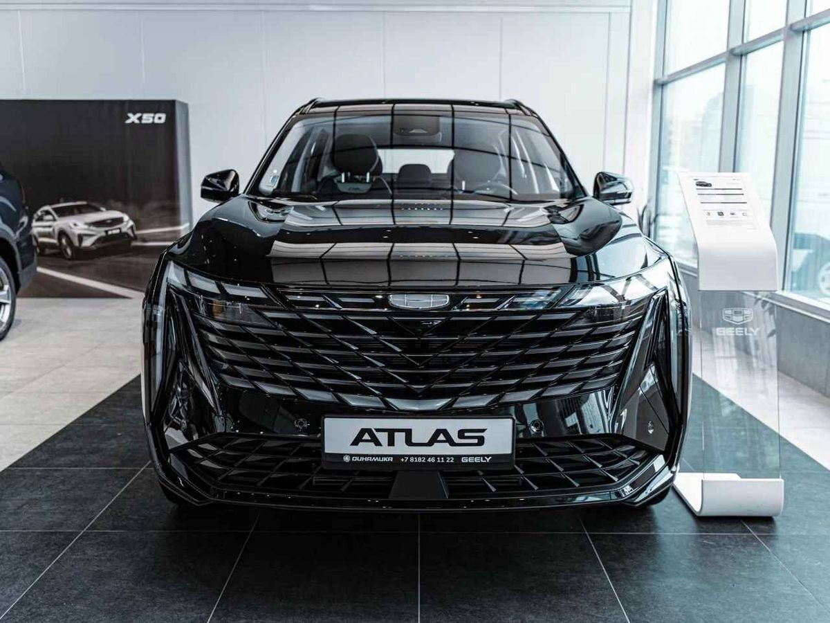 Geely Atlas II, Unbounded Black / Черный металлик, 3284990 рублей, вид 2